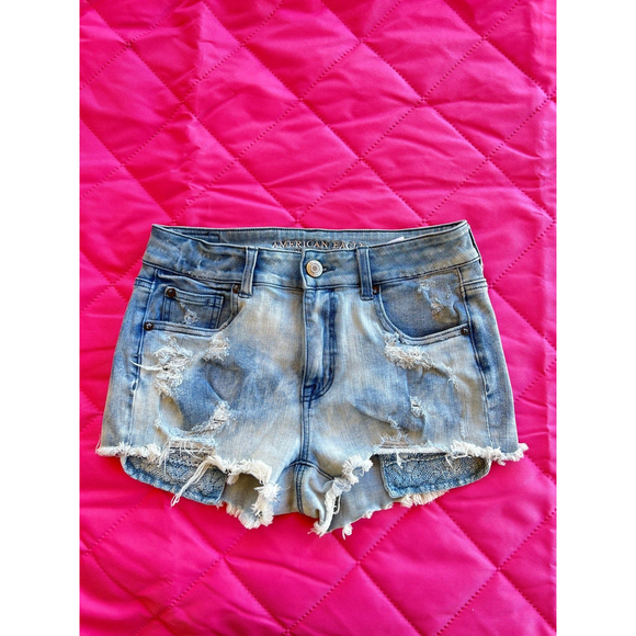 AMERICAN EAGLE OUTFITTERS HI-RISE SHORTS SIZE 4 - Picture 1 of 7